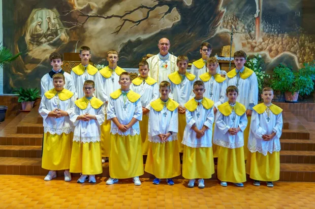 VOĐINCIPrečasni Ante Šiško se oprostio od svojih vjernika u Vođincima prije odlaska na novu dužnost u OsijekKOLOVOZ 2025.