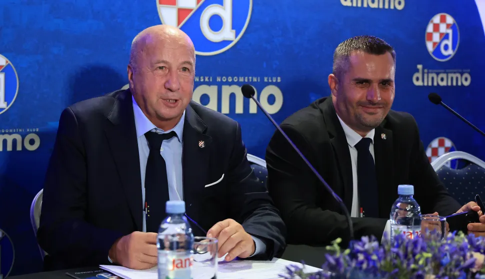 19.08.2025., stadion maksimir, Zagreb - Odrzana skupstina GNK Dinamo Zagreb. Velimir Zajec,Frano Susnjara Photo: Marko Prpic/PIXSELL