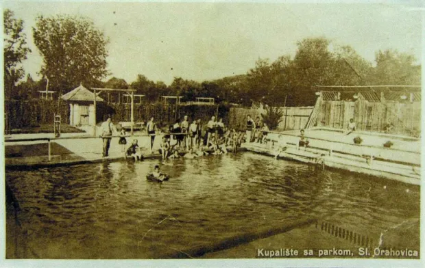Orahovica - Prošireno kupalište 1922. godine