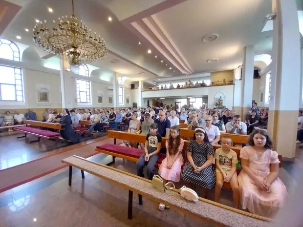 Misa u crkvi sv. Nikole Tavelićafoto: Župa Županja2