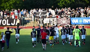 18.06.2022., Slavonski Brod - Kvalifikacije za popunu 3. lige: Marsonia - Trnje. Pobjeda i slavlje Marsonije. Photo: Ivica Galovic/PIXSELL