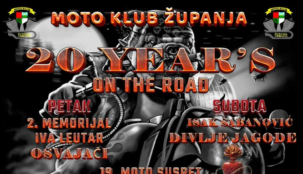 Plakat Moto susret Županja