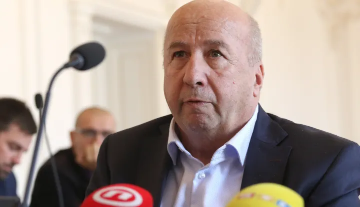 Osijek, 29. 10. 2024, Županijski sud u Osijeku. Suđenje Zdravku Mamiću, svedok, Velimir Zajec.snimio GOJKO MITIĆ