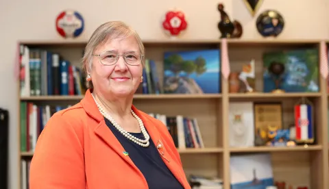 29.02.2024., Kijev - Veleposlanica Hrvatske u Ukraijni, Anica Djamic. Photo: Matija Habljak/PIXSELL