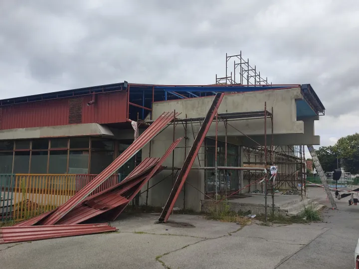 Obnova dvorane u Županji, kolovoz 2025.foto: Marija Le&scaron;ić Omerović