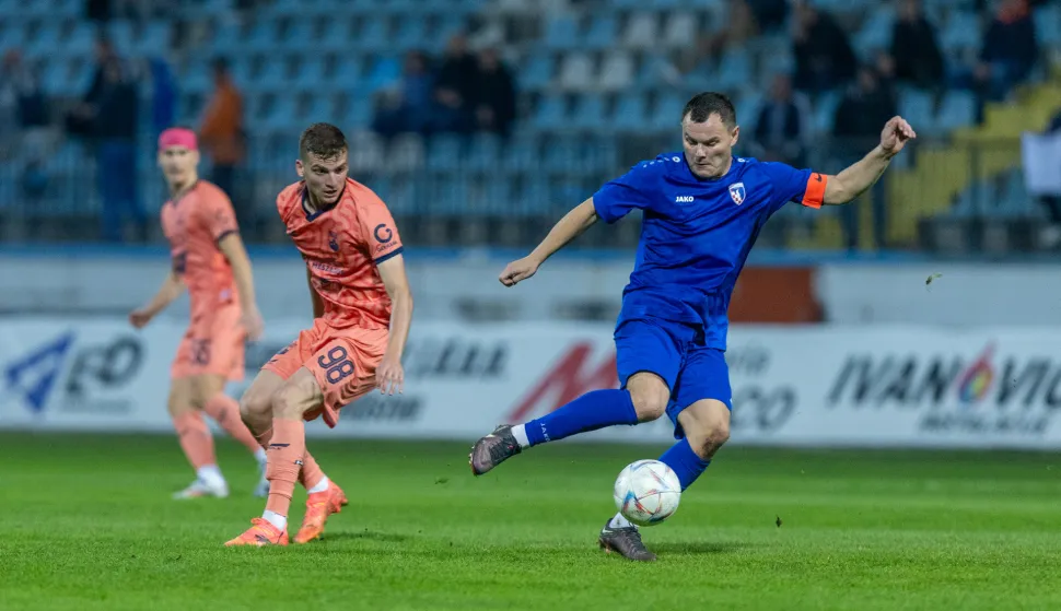 22.10.2024., SRC Velika, Velika - SuperSport Hrvatski nogometni kup, osmina finala, NK Slavonija Pozega - NK Osijek. Photo: Borna jaksic/PIXSELL