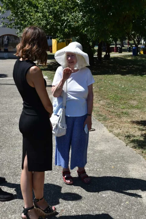 Načelnica Ernestinova Marijana Junu&scaron;ić i Alexandra Armstrong