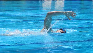 Osijek, 15. 06. 2025, SRC Copacabana, bazeni, počela sezona kupanja na bazenima Copacabane.snimio GOJKO MITIĆ