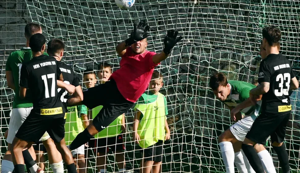 Senj 26.08.2025.Kup pretkolo utakmica Nehaj-Vukovar 1991,let golman Marko BiondicFoto Marko Gracin