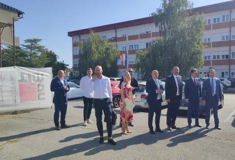 Obilazak radova u školi u Županji, kolovoz 2025.snimila Marija Lešić Omerović