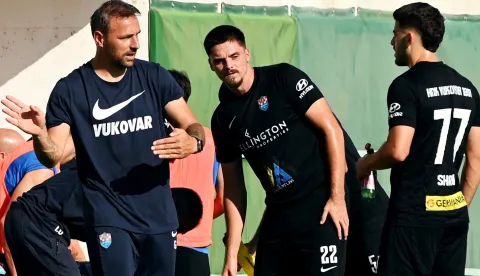 Senj 26.08.2025.Kup pretkolo utakmica Nehaj-Vukovar 1991, trener Gordon SchildenfeldFoto Marko Gracin
