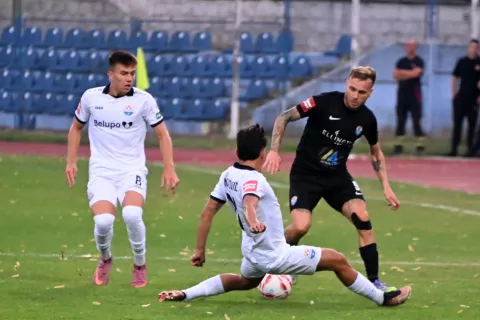 Vinkovci, 30.08.2025. - Supersport HNL 5. kolo Vukovar 1991 - Slaven Belupo. foto HINA/Gordan Pani?/ gp