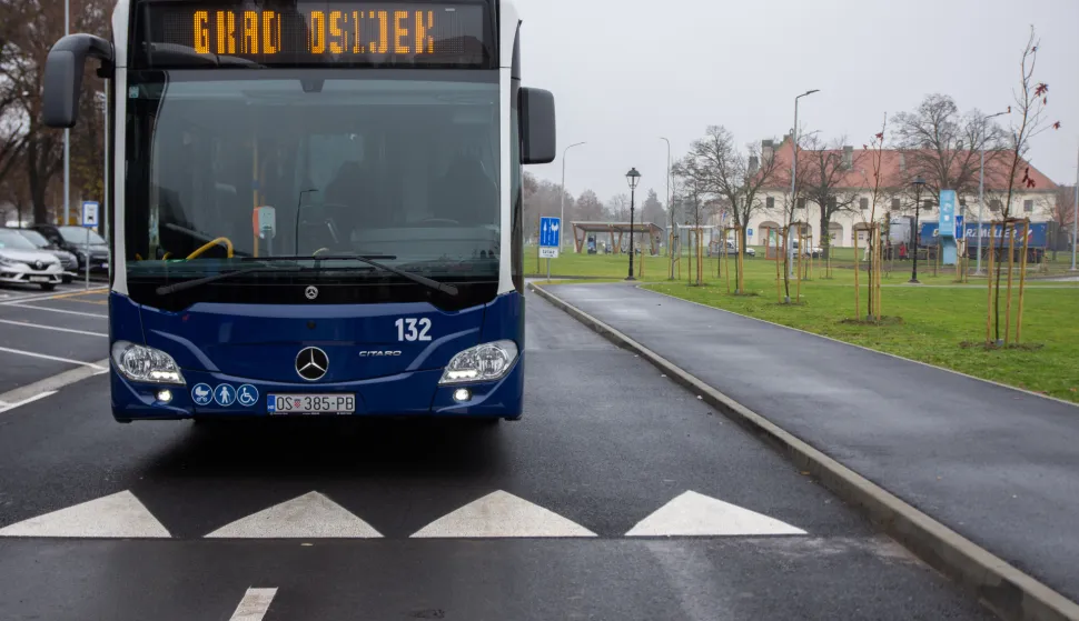 OSIJEK- 09.12.2022., Centar za posjetitelje, GPP, novi gradski autobusi za prijevoz putnika.Foto: Andrea Ilakovac