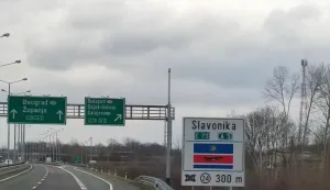 Autocesta A3, skretanje za A5 - Slavonika