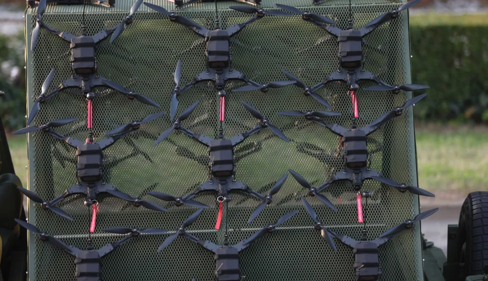 31.07.2025., Zagreb - U povodu obiljezavanja 30. obljetnice vojno-redarstvene operacije Oluja odrzan je svecani vojni mimohod. Photo: Slavko Midzor/PIXSELLdron dronovi