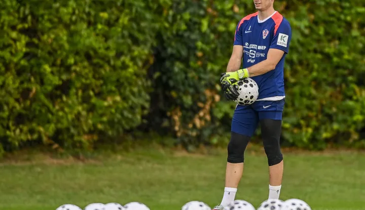 02.09.2025., Zagreb - Trening hrvatske nogometne reprezentacije na stadionu Maksimir uoci utakmica protiv Farskih otoka i Crne Gore u kvalifikacijama za Svjetsko prvenstvo. Dominik Livakovic Photo: Igor Soban/PIXSELL