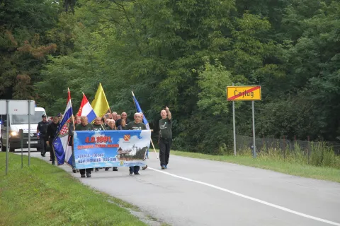 ČETEKOVAC - RUJAN 2025. - memorijalna hodnja za žrtve Četekovca, Čojluga i BalinacaSNIMIOI: VLADIMIR GRGURIĆ