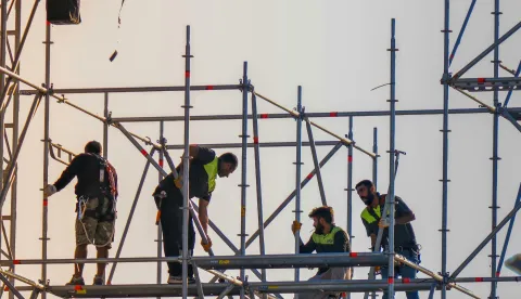 građevinarstvo, građevinski radnici, gradnja, građevina
