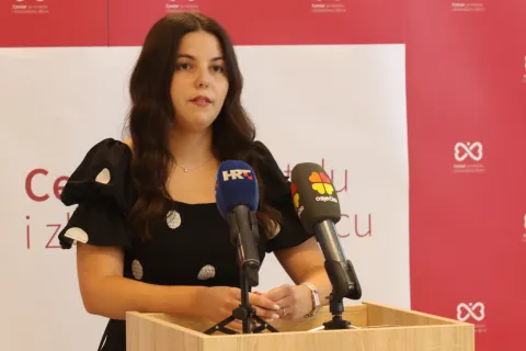 Osijek, 05. 09. 2025, Cenatar za nestalu i zlostavljanu djecu Višnjevac. Press: Kampanja Sigurno online za uspješno offline. Marijana Hineksnimio GOJKO MITIĆ