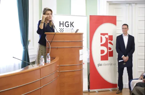 Osijek, 05. 09. 2025., HGK, Panona Tour, forum, konferencija o nautičkom turizmu na kontinentu, Nikolina BrnjacSNIMIO BRUNO JOBST