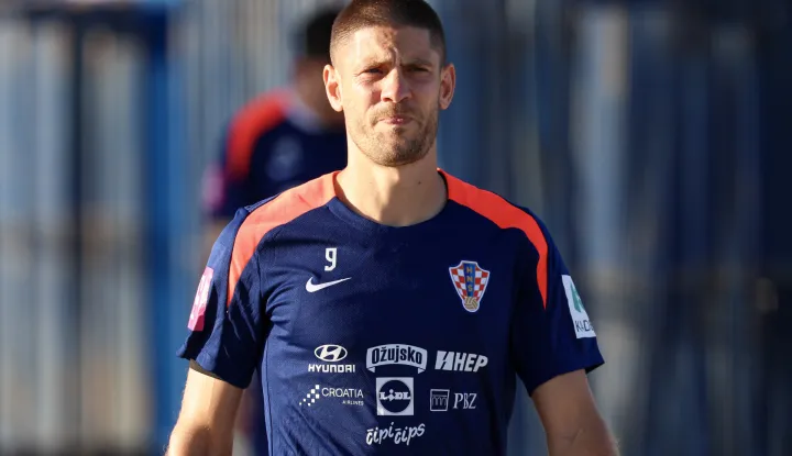 Zagreb, 01.09.2025 - Trening Hrvatske nogometne reprezentacije pred kvalifikacijske utakmice za Svjetsko prvenstvo 2026. godine protiv Farskih otoka i Crne Gore. Na slici Andrej Kramarić.foto HINA/ Damir SENČAR/ds