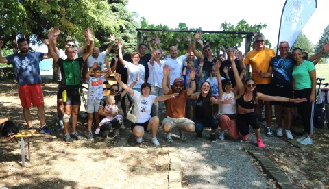 Erdut, 06. 09. 2025, Erdutsko vinogorje, 11. Wine & bike tour, od bicikliranja po vinarijama do koncerta Vlatka Stefanovskog.snimo GOJKO MITIĆ