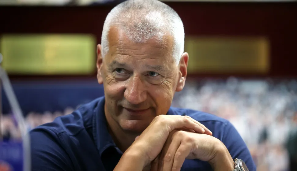 Zagreb, 20.6.2022 - Konferencija za medije pod nazivom "Mi smo Cibona" povodom akcije za spas Cibone od gašenja. Na slici Aleksandar Petrović.Foto Hina/ Dario GRZELJ/ dag