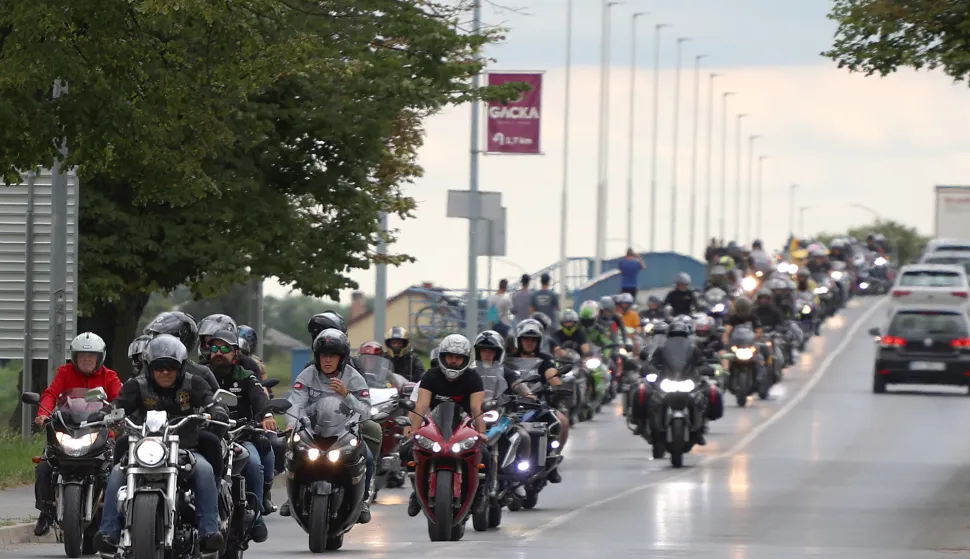 Osijek, 23. 06. 2023, osjecka ljetna noc, lipanj 2023, OLJN, defile, bikeriSNIMIO BRUNO JOBST