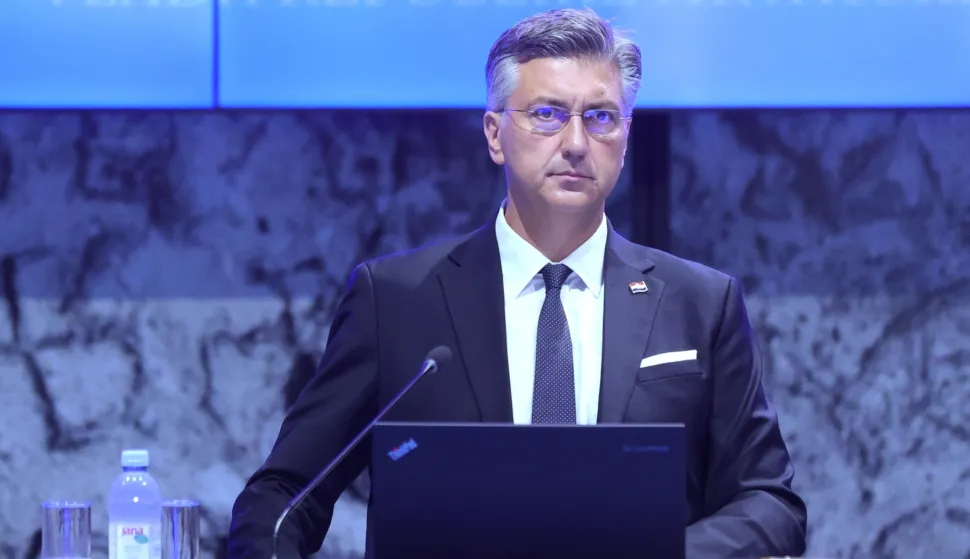 Zagreb.21.8.2025.- Sjednica Vlade RH.Na slici Andrej Plenković.Foto HINA/Tomislav Pavlek/ tp