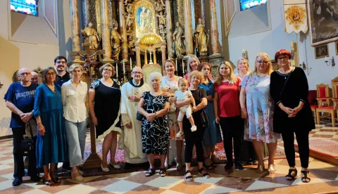 Veronikin rubac prsolavio spomendan sv. Marije TerezijeOsijek, rujan 2025.Foto; Nevenka Špoljarić