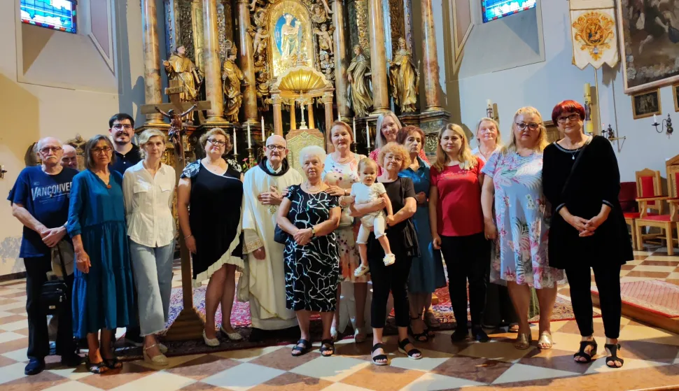 Veronikin rubac prsolavio spomendan sv. Marije TerezijeOsijek, rujan 2025.Foto; Nevenka Špoljarić