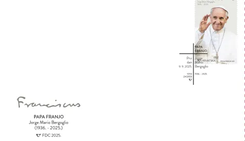 Hrvatska pošta: Prigodna marka u čast papi Franji