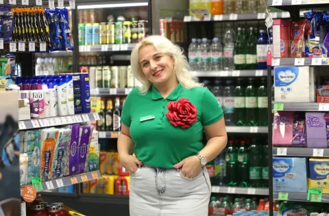 Vinkovci, 09. 09. 2025., Studenac, - Vinkovci, Studenac, Studenac market, Marija Perković - poslovođaSNIMIO BRUNO JOBST