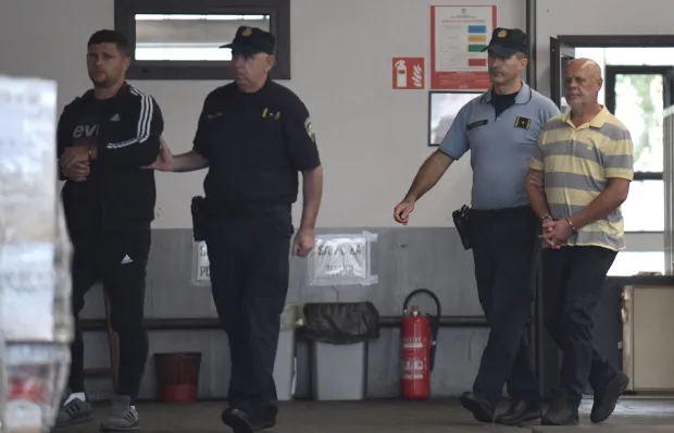 10.9.2025. - Zagreb, Hrvatska - Dovodenje uhicenih na ispitivanje u akciji USKOK-a, u Hrvatskim sumama. Photo: Josip Mikacic/PIXSELL