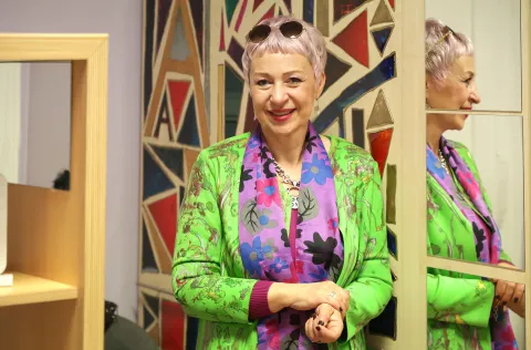 Svoj je kabinet uredila kao kapelicu duha, koja pobuđuje duhovni rast, idejnost i inovativnost