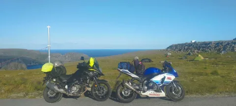 Dva Osječanina, lege jo&scaron; iz &scaron;kolskih klupa, na motociklima &ldquo;Suzikama&rdquo; stigla sve do Nordkappa