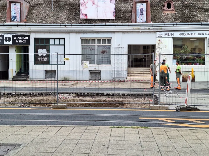 Radovi u Strossmayerovoj ulici - bit će zelenilaSnimio: Ivan ALILOVIĆ
