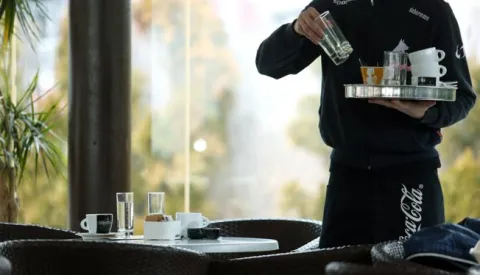 19.02.2018., Zagreb - Posluzivanje kave u kaficu.Photo: Borna Filic/PIXSELL