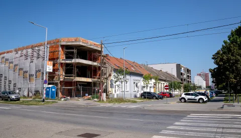 Reisnerova/Zrinjevac; Gradilište; Stambena zgrada, srpanj 2025.