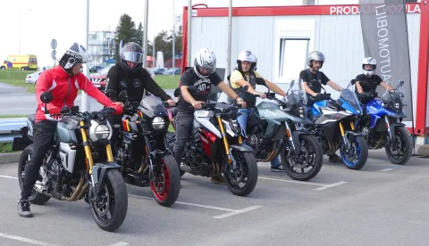 Osijek, 12. 09. 2025., Automobili Škojo, Škojo, Suzuki, motocikli, predstavljanje, novi modeli, testna vožnjaSNIMIO BRUNO JOBST