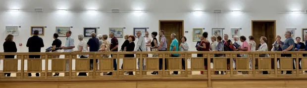 BELIŠĆEU palači Gutmann u Belišću otvorena je izložba slika Ivana Vajde naslovljena "Spokoj u bojama" u povodu 35 godina njegova likovnog stvaralaštva, a izloženo je 35 akvarela.RUJAN 2025.