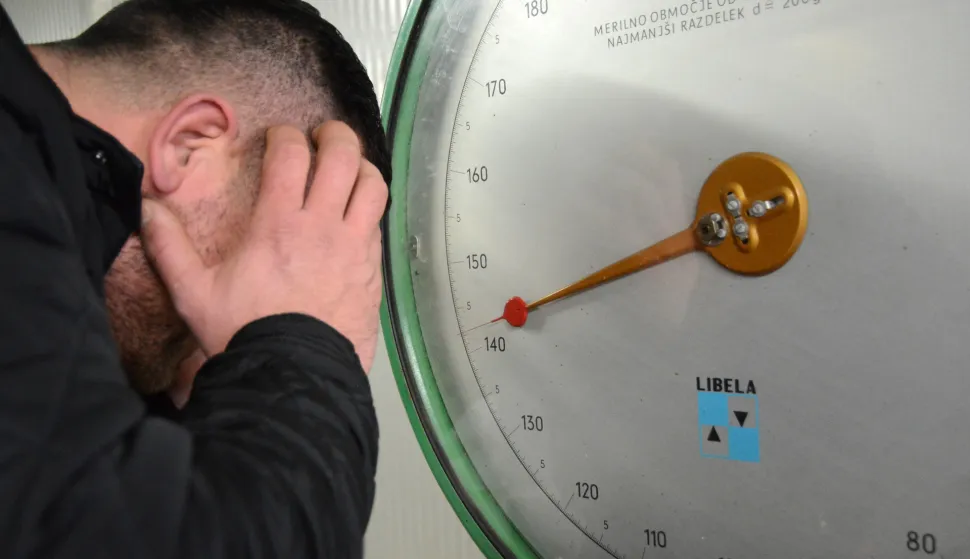 Vaga i mjerenje težine 19.01.2019., Bjelovar - Vaga i mjerenje tezine"nPhoto: Damir Spehar/PIXSELL         