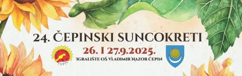 Manifestacija Čepinski suncokreti 2025. - vizual