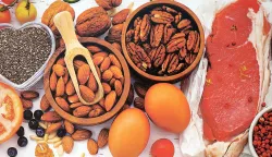 Osijek, 17. 09. 2025., FAZOS, Aula magna, 15. Međunarodni znanstveno- stručni skup, Hranom do zdravlja, zdrava hrana; hrana; voće; povrće; orašasti plodovi; meso; jajaSNIMIO BRUNO JOBST