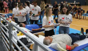 Osijek, 17. 09. 2025, SD Gradski vrt. Javno zdravstvena akcija usmjerena prema hrvatskim braniteljima, pročelnica Romana Kovačević.snimio GOJKO MITIĆ