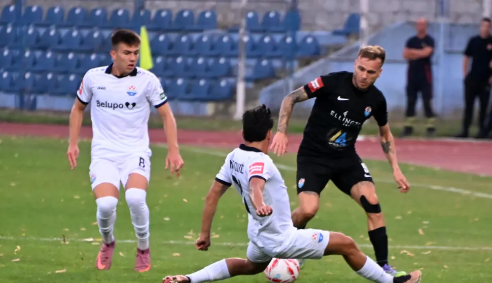 Vinkovci, 30.08.2025. - Supersport HNL 5. kolo Vukovar 1991 - Slaven Belupo. foto HINA/Gordan Pani?/ gp