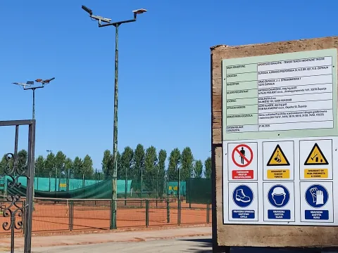 Teniski tereni u Županjisnimila Marija Lešić Omerović