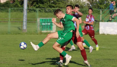 Čepin, 31. 05 2025, Igralište u Čepinu, nogmoet, Čepin - Vinogorac (Savonski Brod), Treća NL istok.snimio GOJKO MITIĆ