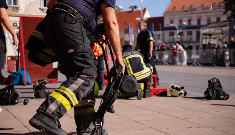 Osijek, 21. 09. 2025., Firecombat - 11. memorijal Matija Jakušfirecombat; natjecanje; vatrogasci; memorijal