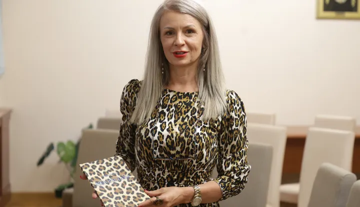 Osijek, 19. 09. 2025., Adamovićeva ulica, Udruženje obrtnika, promocija, promocija knjige, Nepopeglana, Gabrijela Ivanković - autoricaSNIMIO BRUNO JOBST